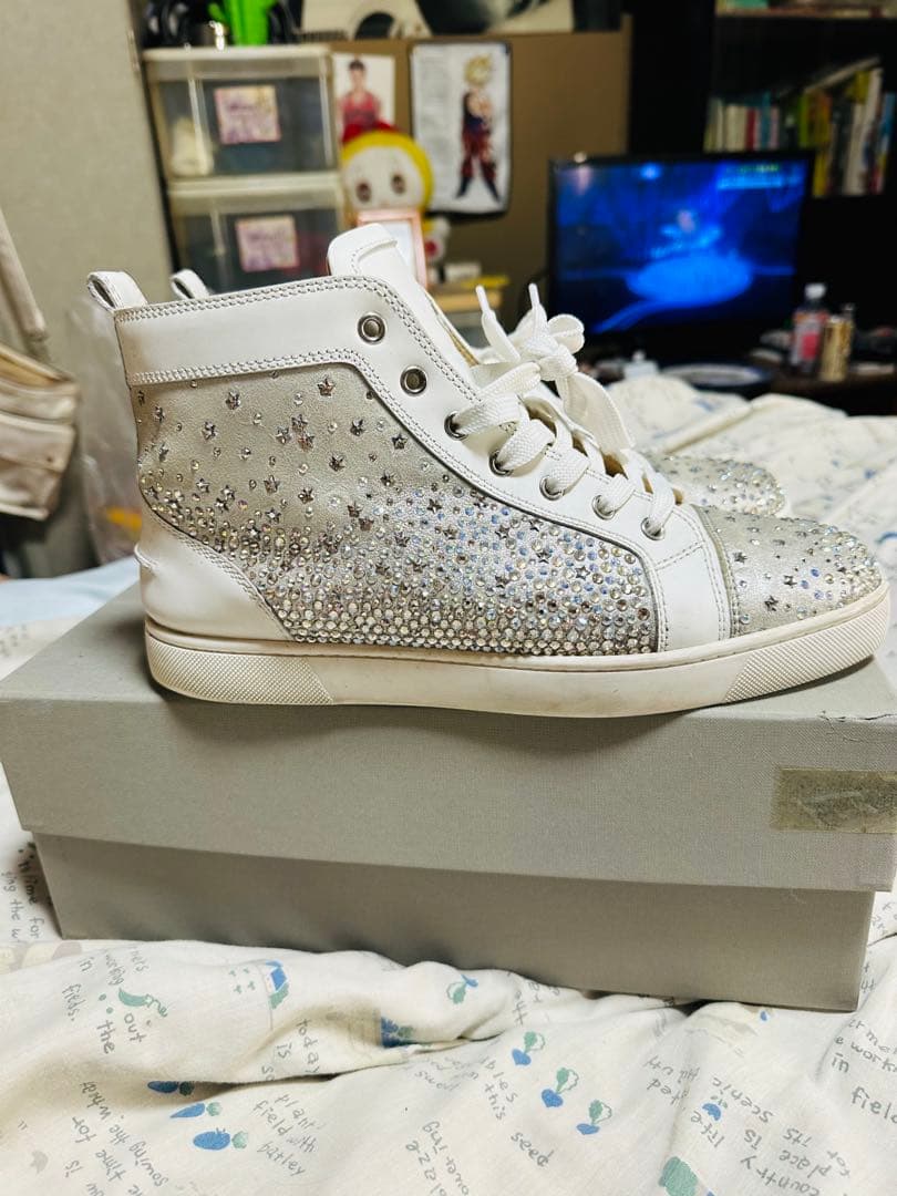 Christian Louboutin クリスチャンルブタン　ラメスニーカー42