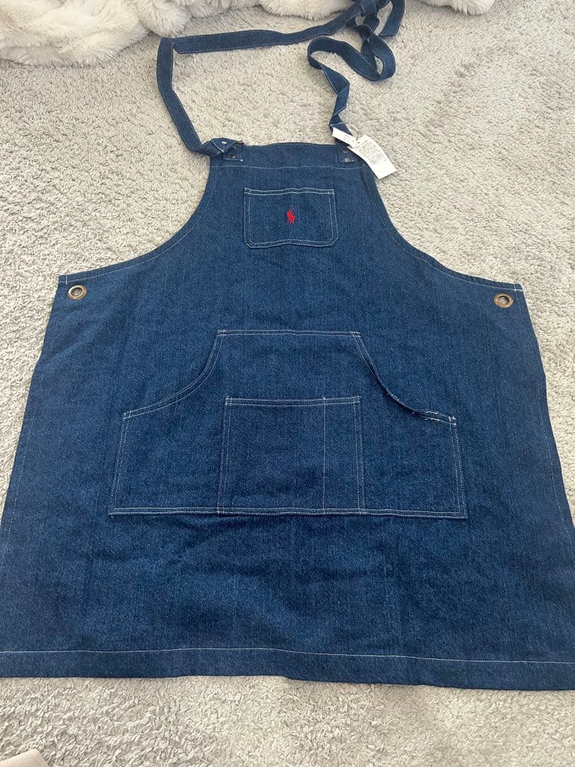 ラルフローレン　デニムエプロン　タグ付き