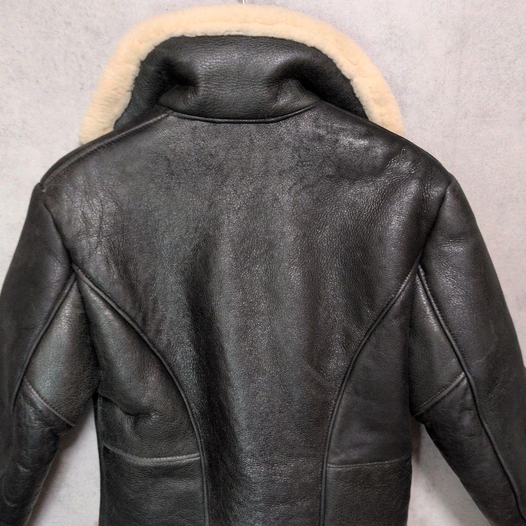 USA製 Schott 266SW ムートンジャケット 羊革 レディース M