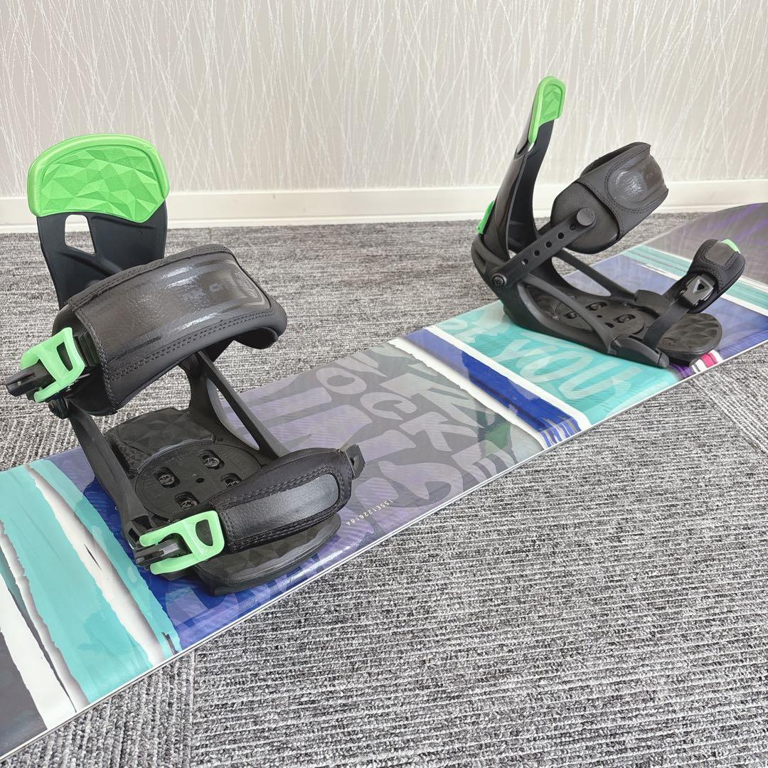 73超豪華❗️IGNIO/HEAD メンズスノーボードセット★155cm+ビン付