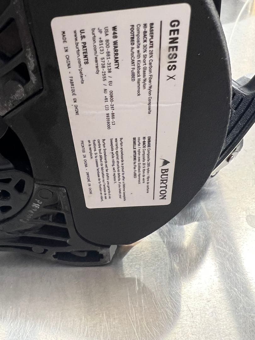 BURTON GENESIS X Mサイズ