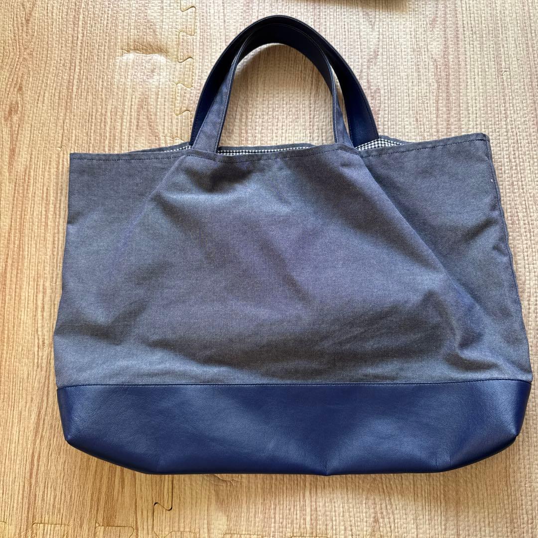 familiar ウサギとクマ刺繍トートバッグ