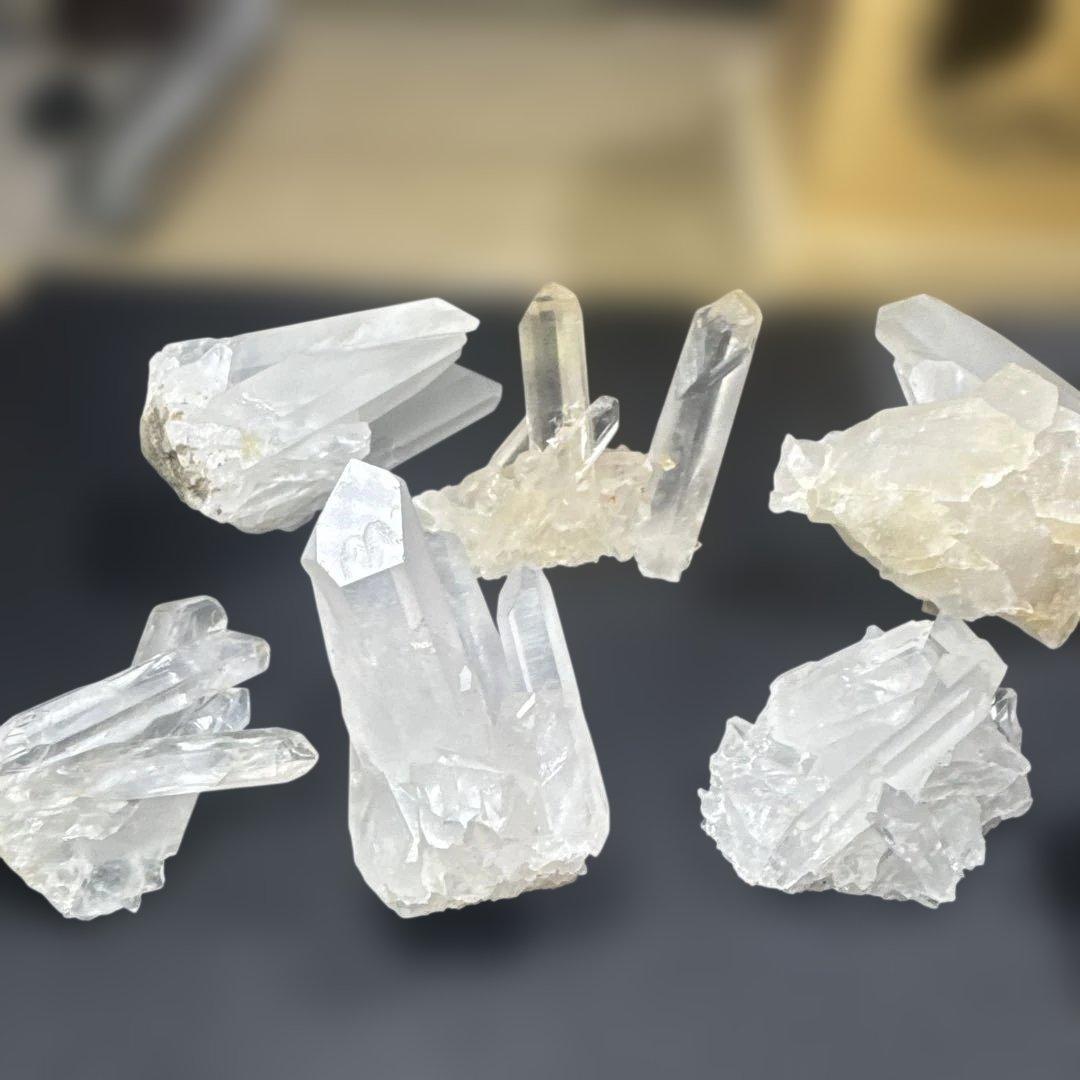 【高品質】水晶ミニクラスター10個セット 原石標本