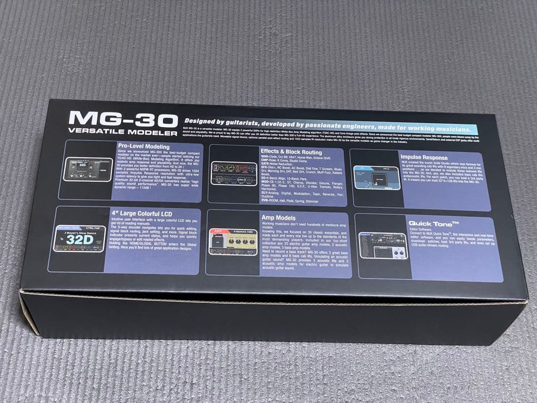 【即購入OK】NUX MG-30 ギター　マルチエフェクター