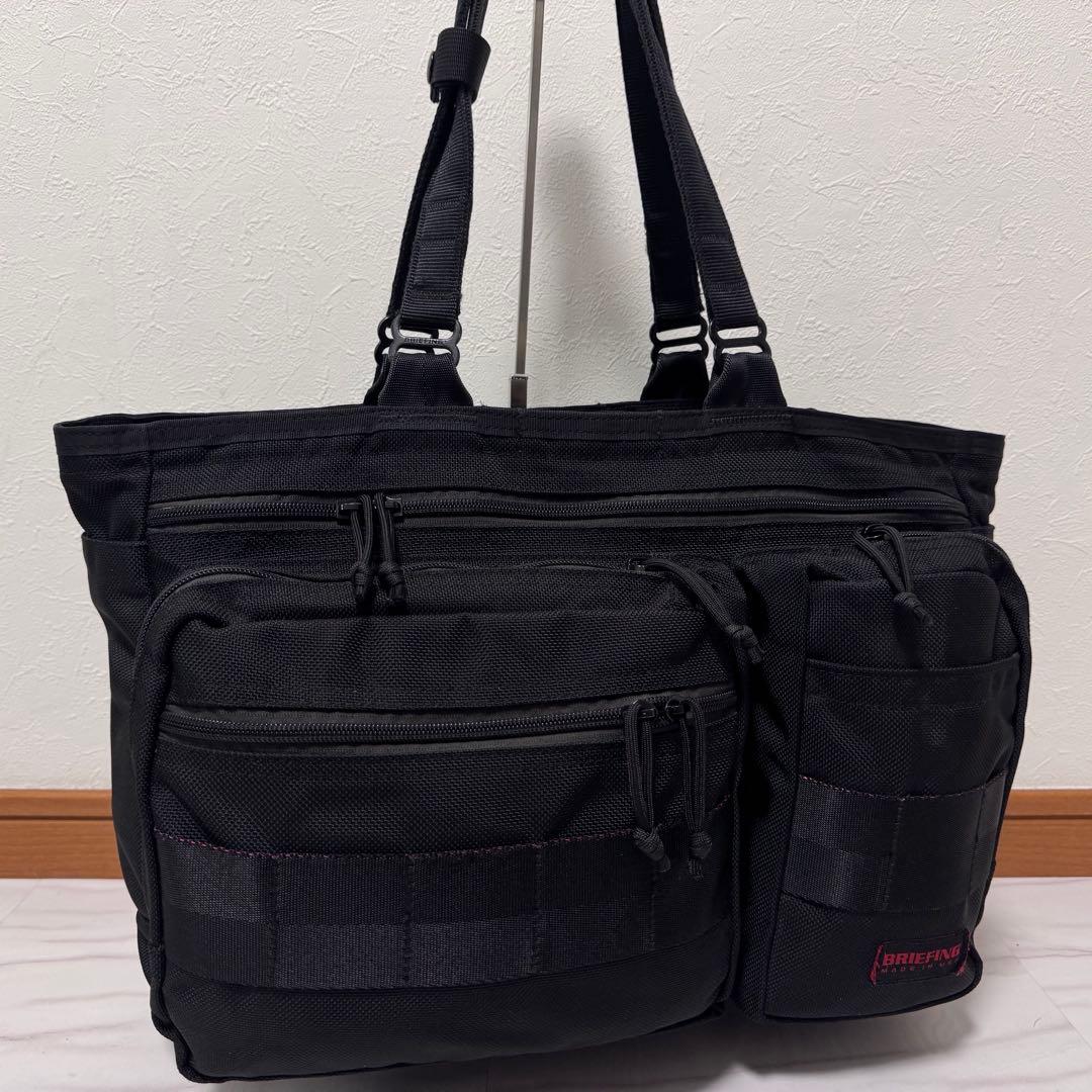BRIEFING BS TOTE WIDE BLACK ビジネストートバッグ 黒