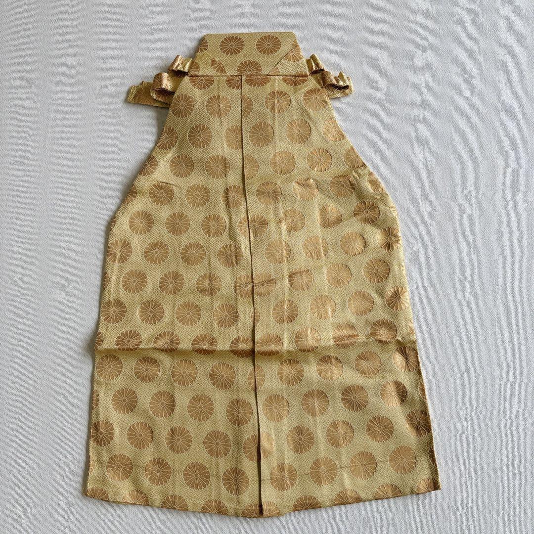 セット　七五三　5歳　男の子　袴　はかまかみしも　ゴールド　袴丈63