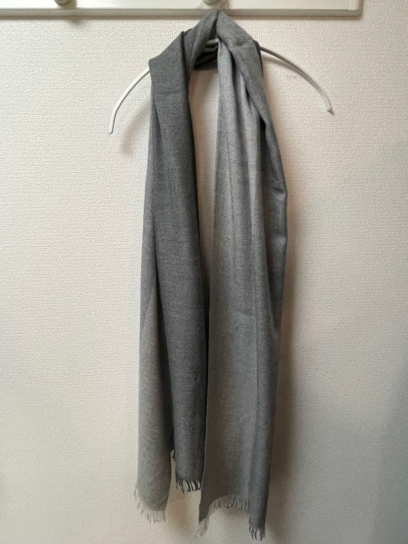 ARIANNA カシミアシルクストール(グレーグラデーション)