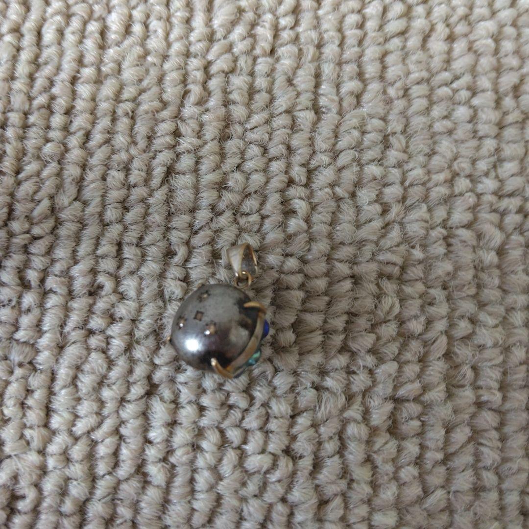 隕石キベオン＆ダイヤホワイトゴールド加工