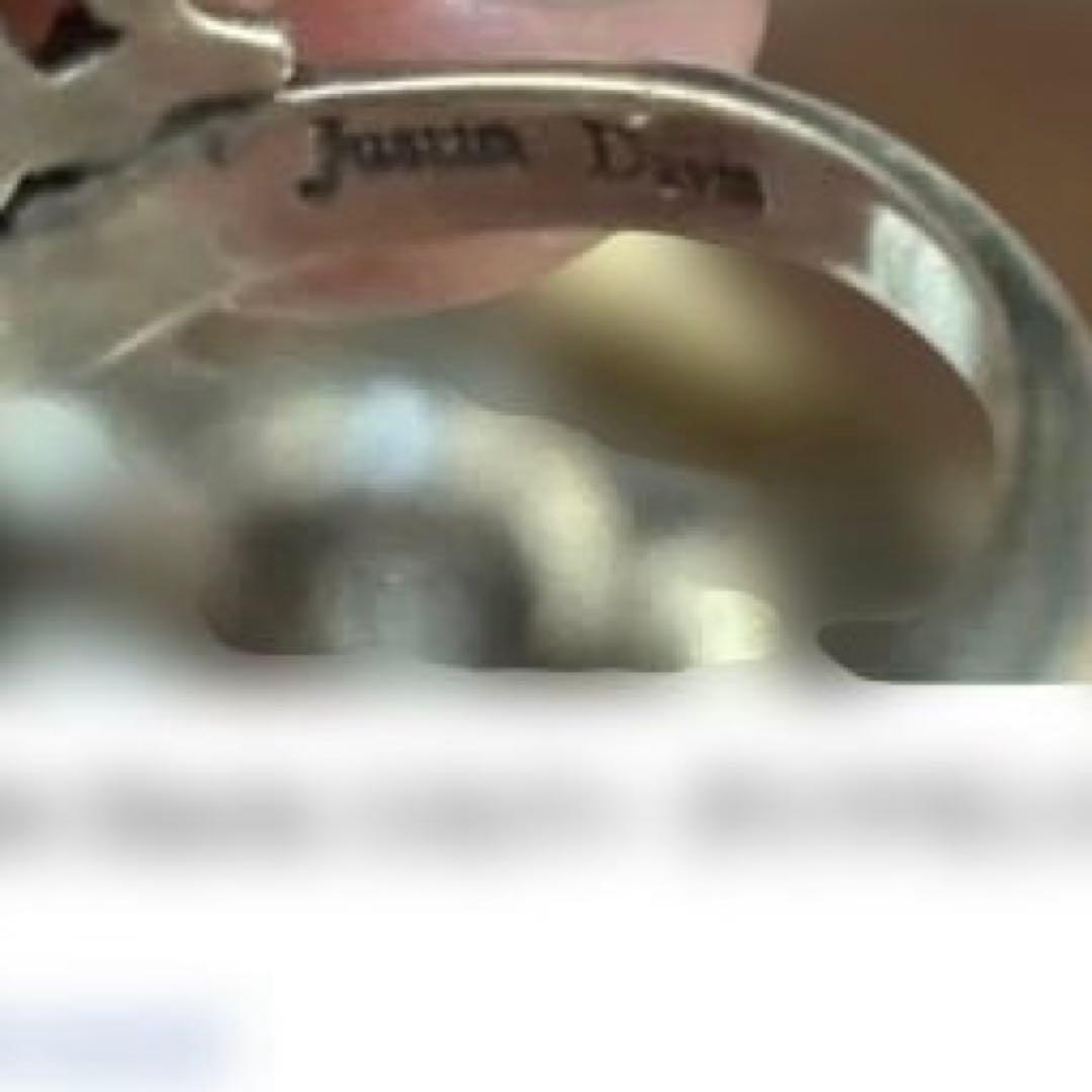 JUSTIN DAVIS マジェスティリング　ダイヤ付き 4号