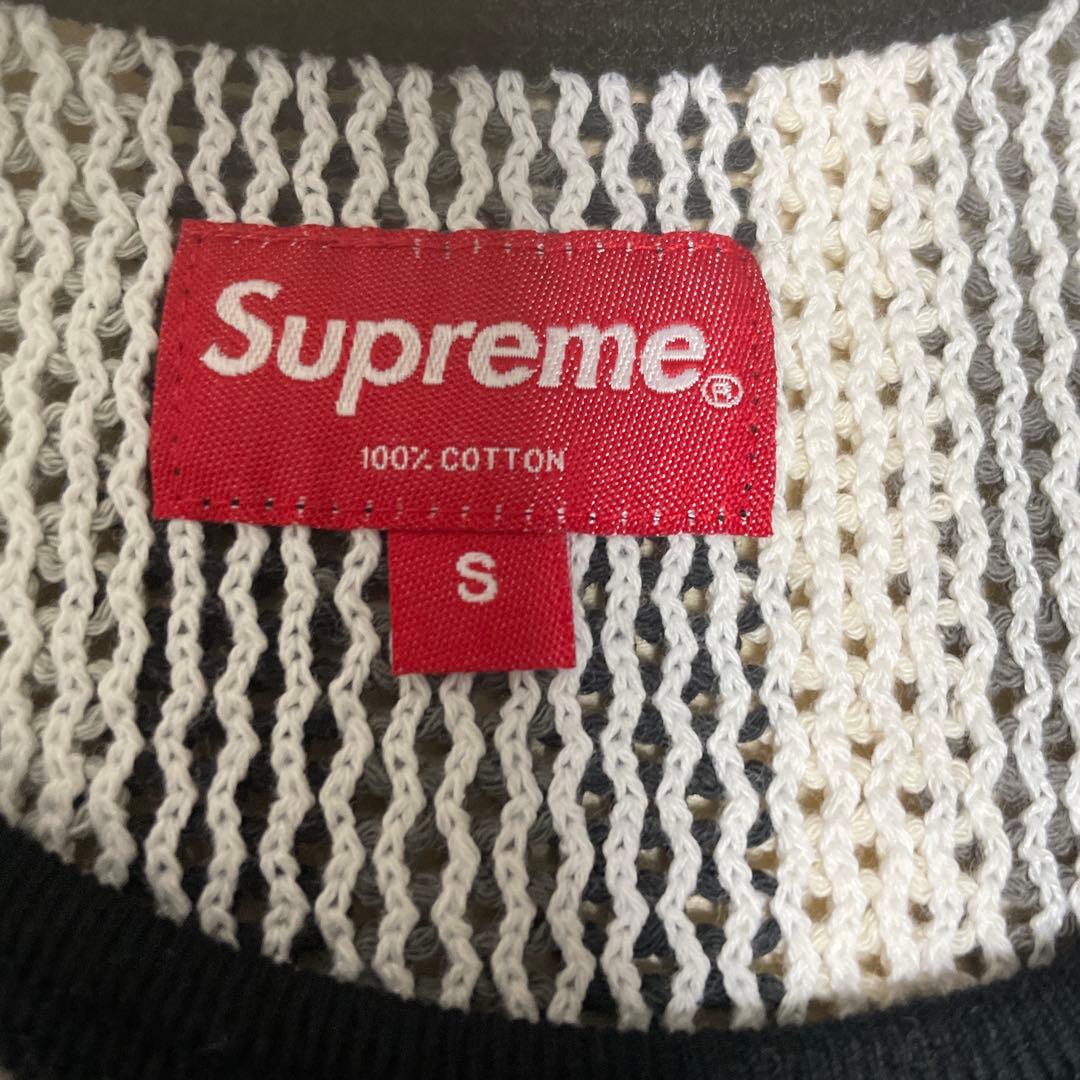 Supreme ストライプタンクトップ S