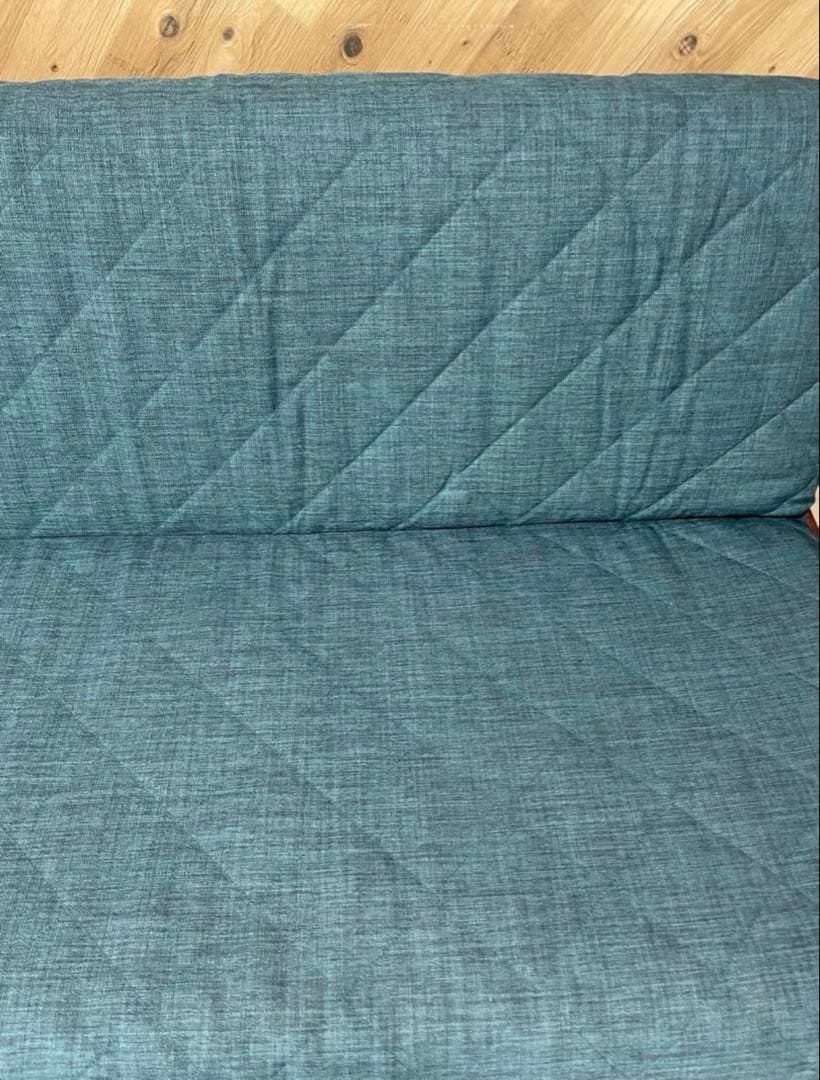 大川家具 モーブル ドロシーⅡ ソファベッド 200cm ブルー×ブラウン