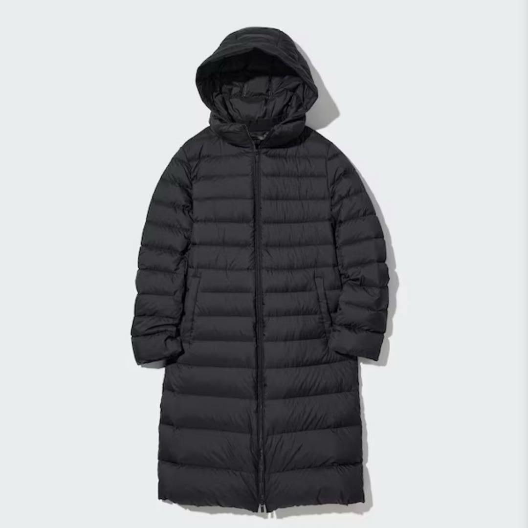 極美品★ユニクロ ウルトラライトダウンコート レディース Mサイズ ブラック
