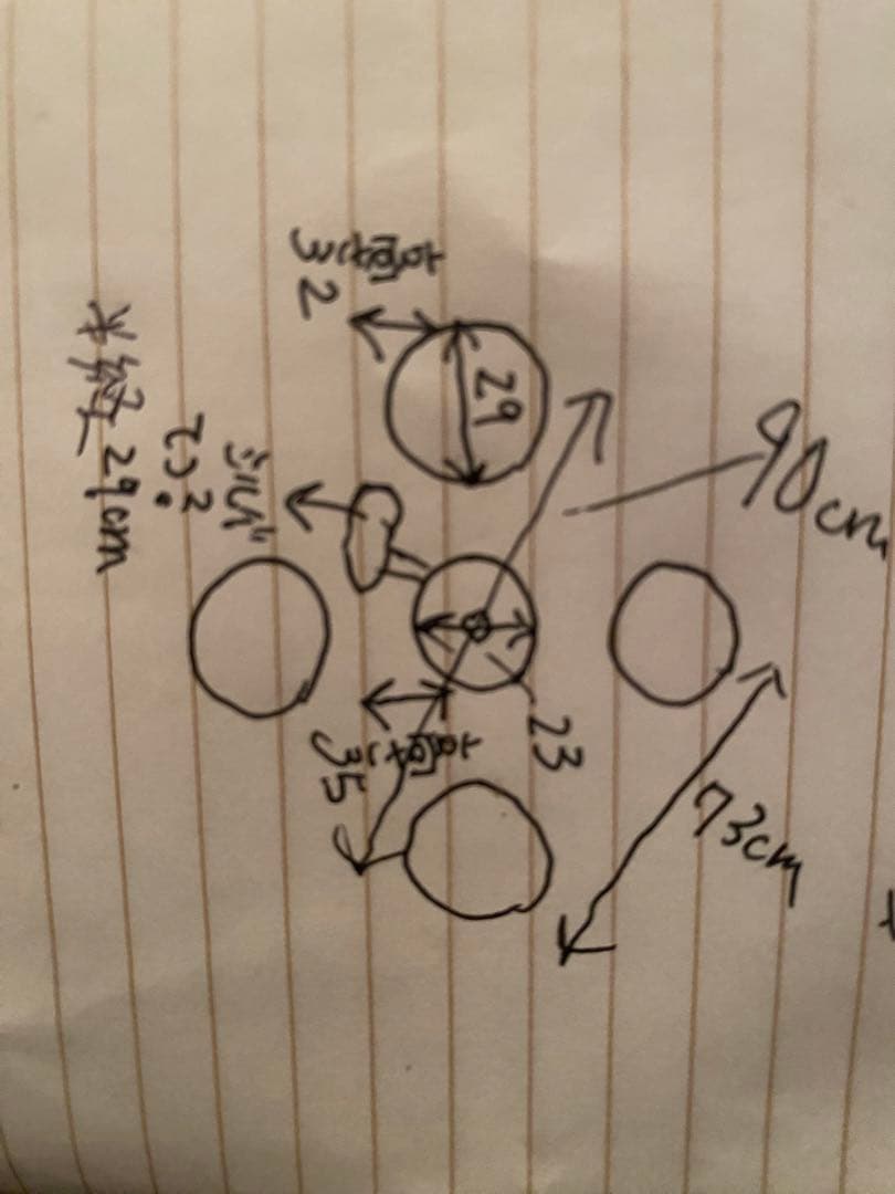 5灯　シャンデリア ホワイト ガラス