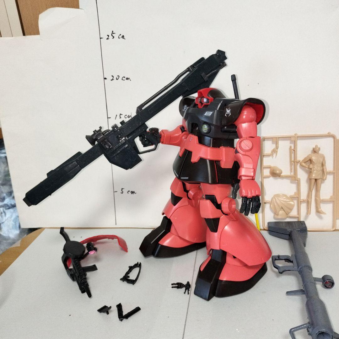 孫*空様 MG 1/100 シャア専用リック・ドム 塗装完成品 プレバン限定 ガ