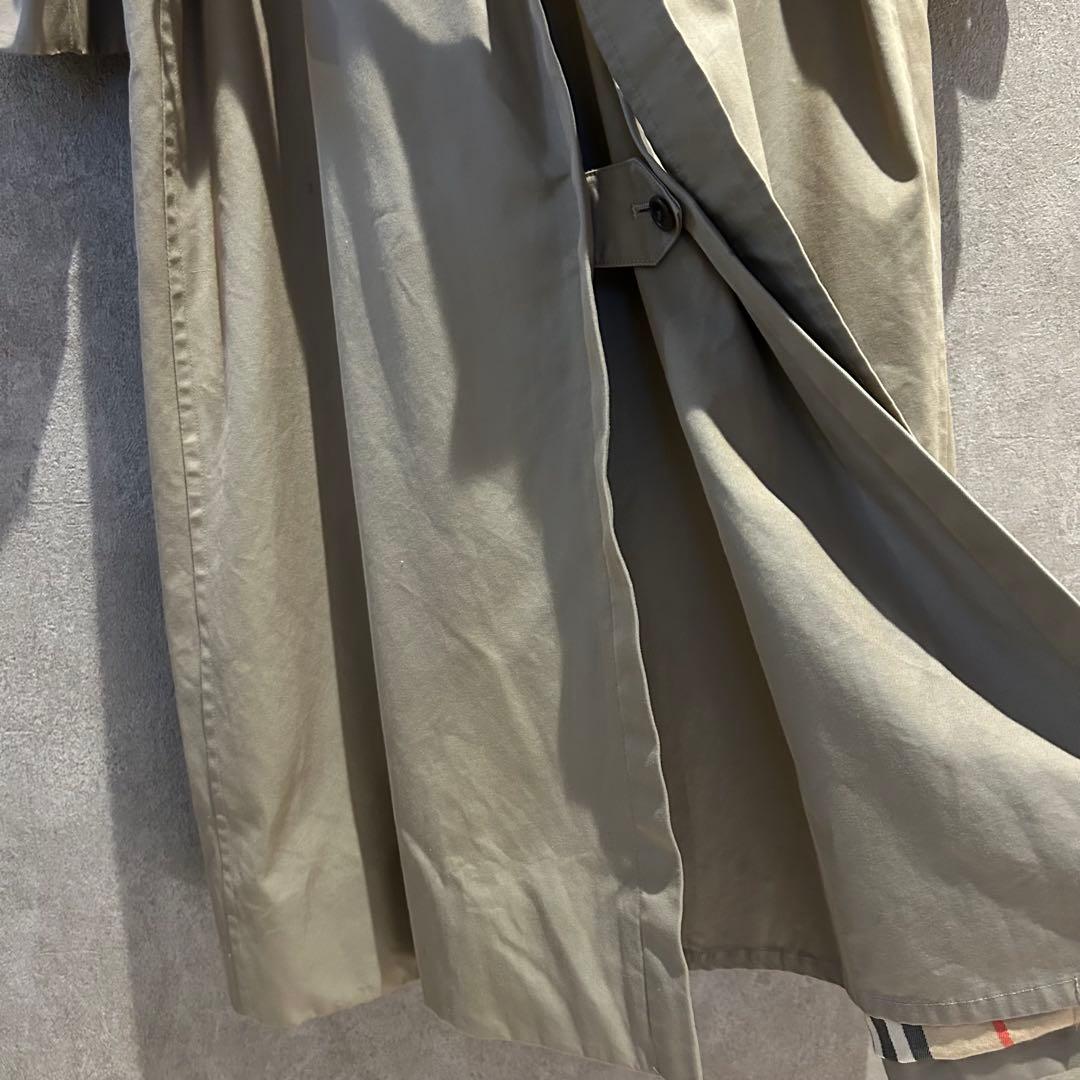 【希少/玉虫色】バーバリー プローサム トレンチコート 綿100% 白タグ