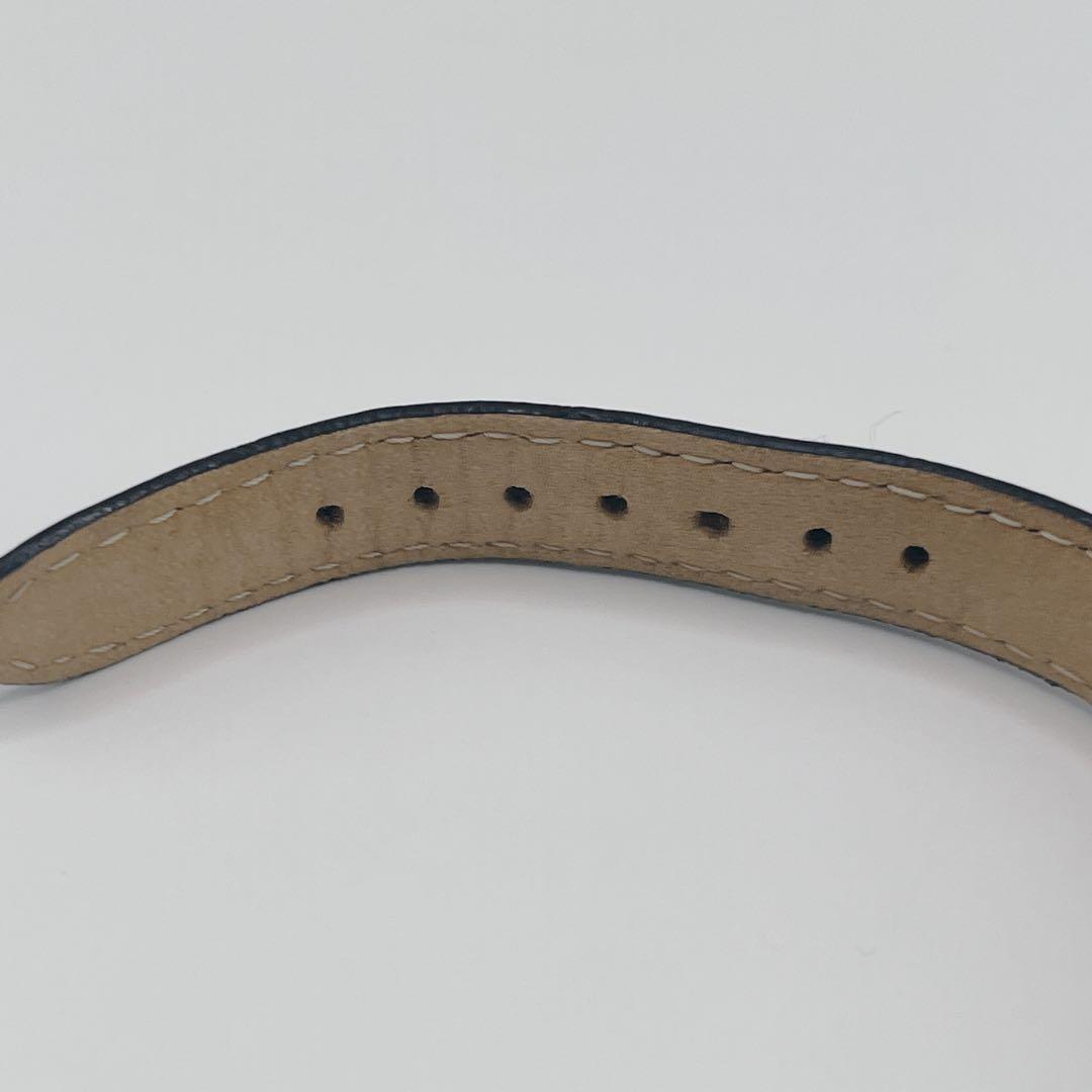 希少✨SEIKO セイコー クォーツ ソーラー ブラック 革ベルト