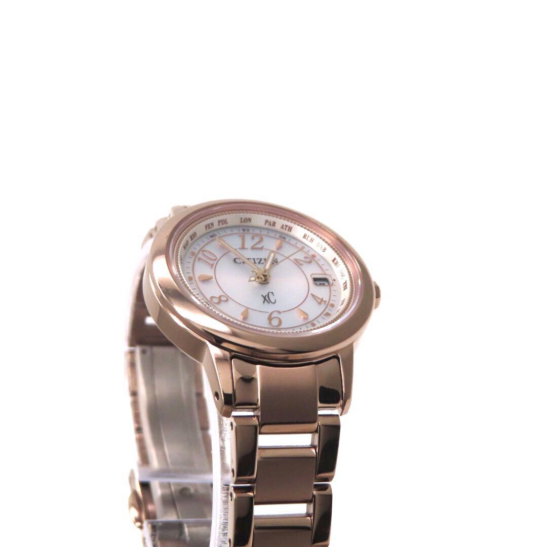 ☆極美品 EC1144 51C クロスシー 電波ソーラー シチズン 時計 サクラ