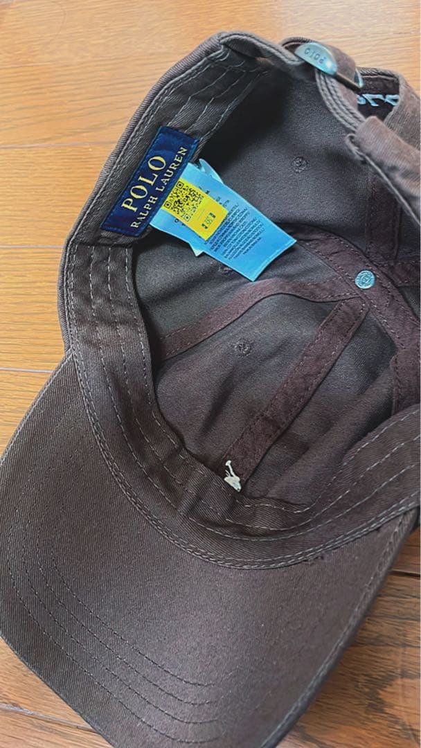 ポロ ラルフ ローレン ブラウンキャップ