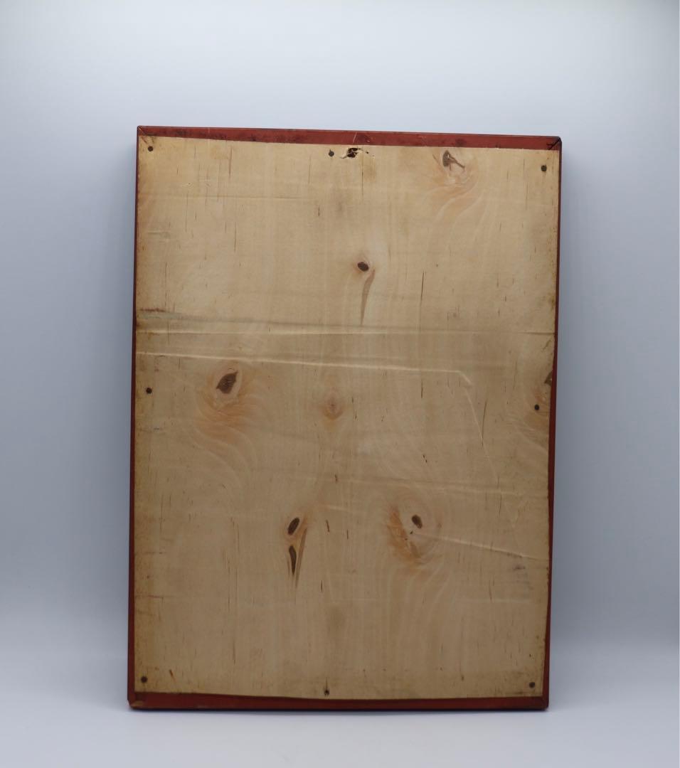 中国　陶板画　美人　壁がけ　送料込み0308