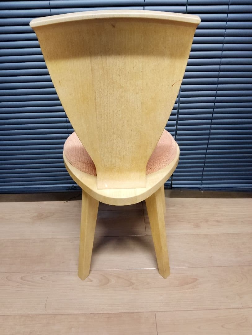 ​高級家具 Tishler ティシュラー 無垢材 たまごチェア 4脚 定価24万