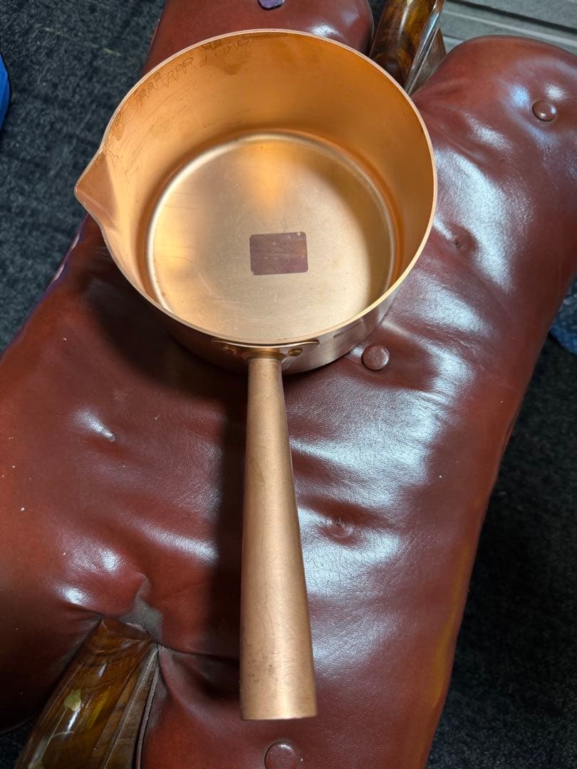 Mauviel（モヴィエル）銅製 ソースパン 片手鍋 フランス製