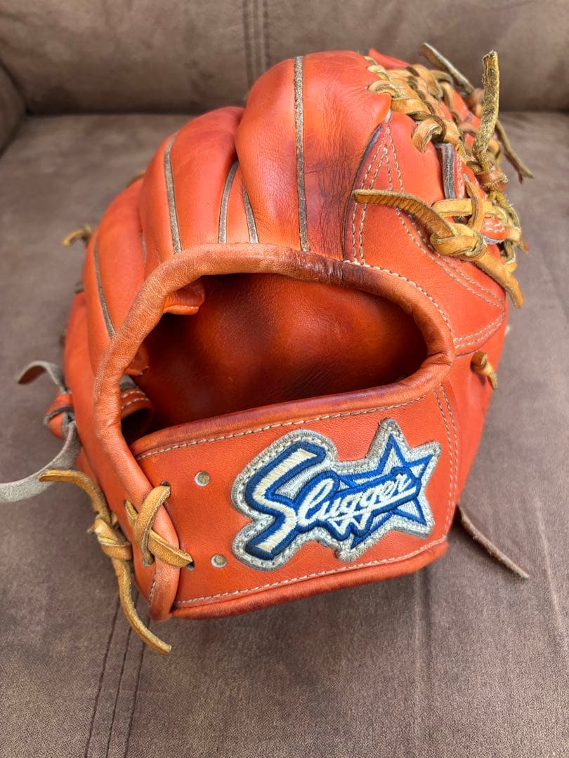 久保田スラッガー 硬式用野球グローブ オレンジ