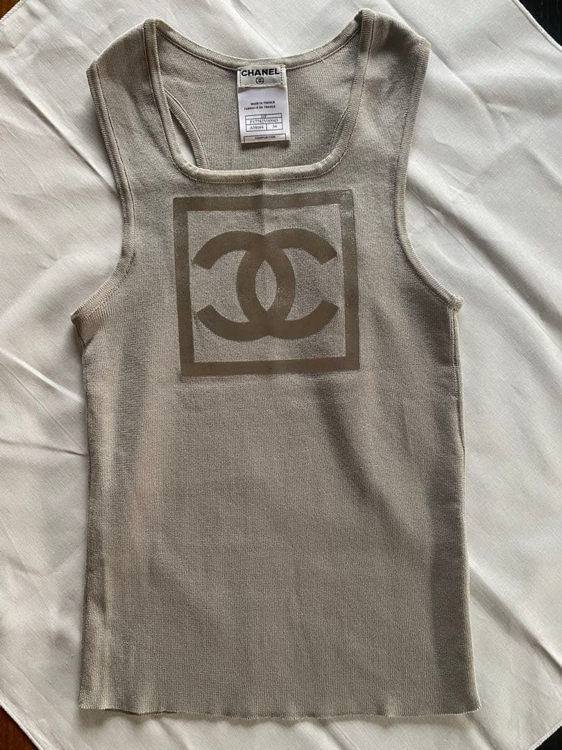 CHANEL タンクトップ サイズ34 スポーツ
