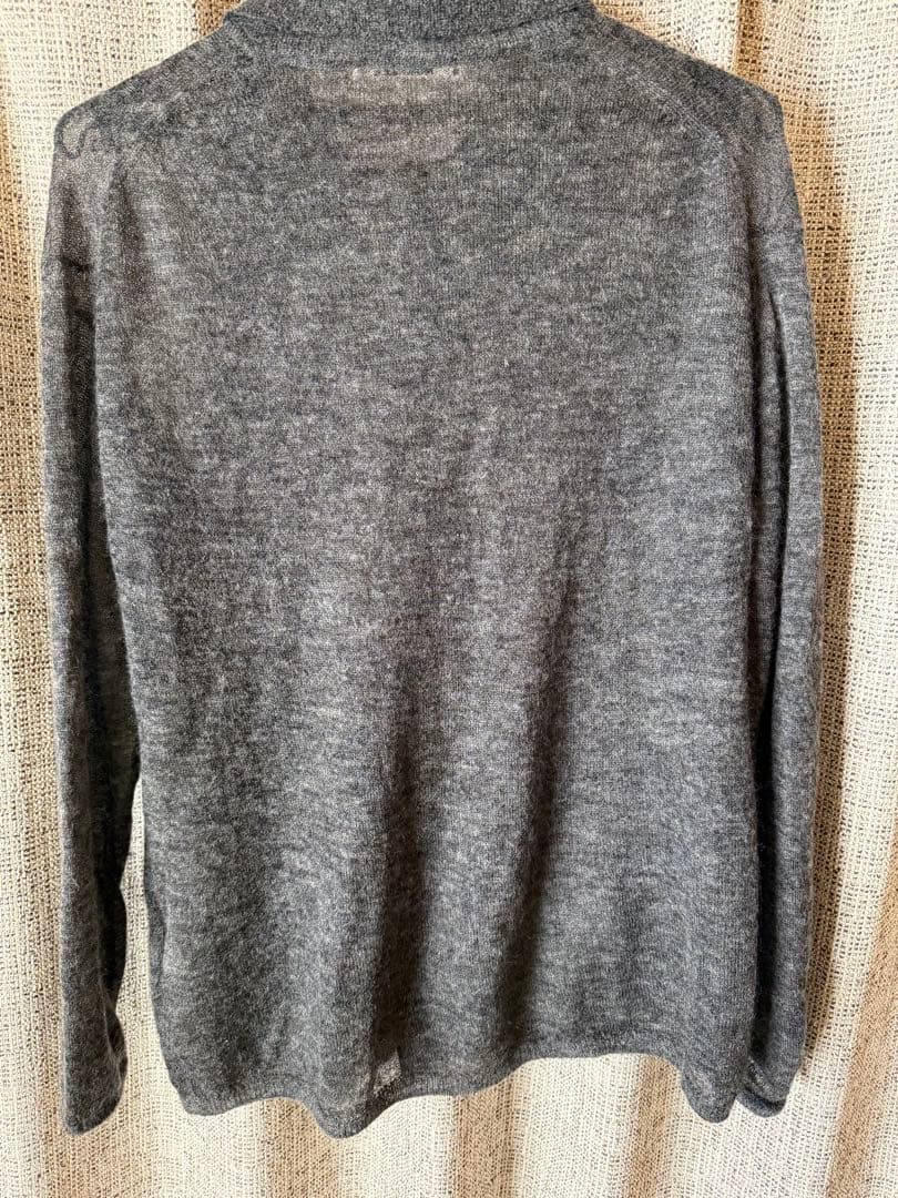 トップス AURALEE 24AW KID MOHAIR SHEER CARDIGAN