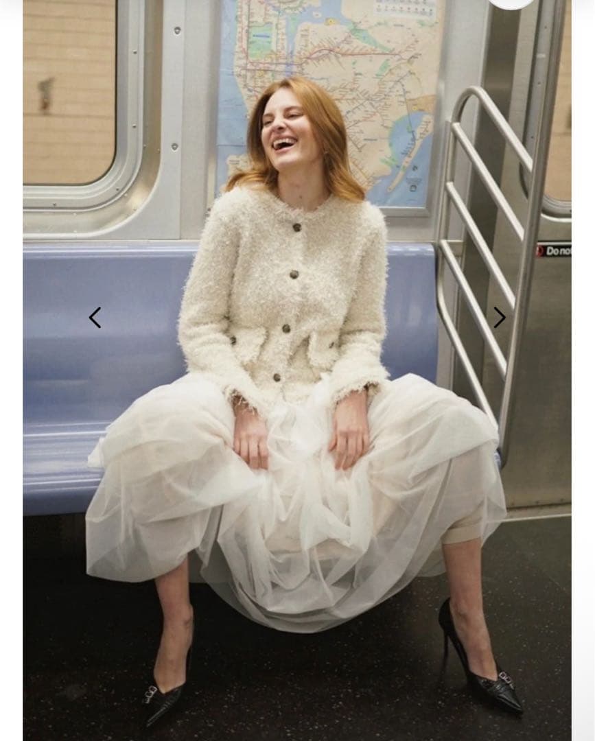 thetoe Iris tulle skirt white White Sサイズ
