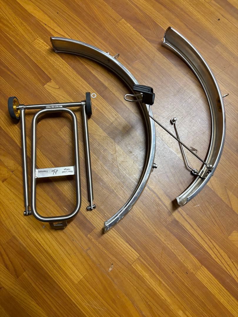 本所フェンダー　ブロンプトン　シルバー