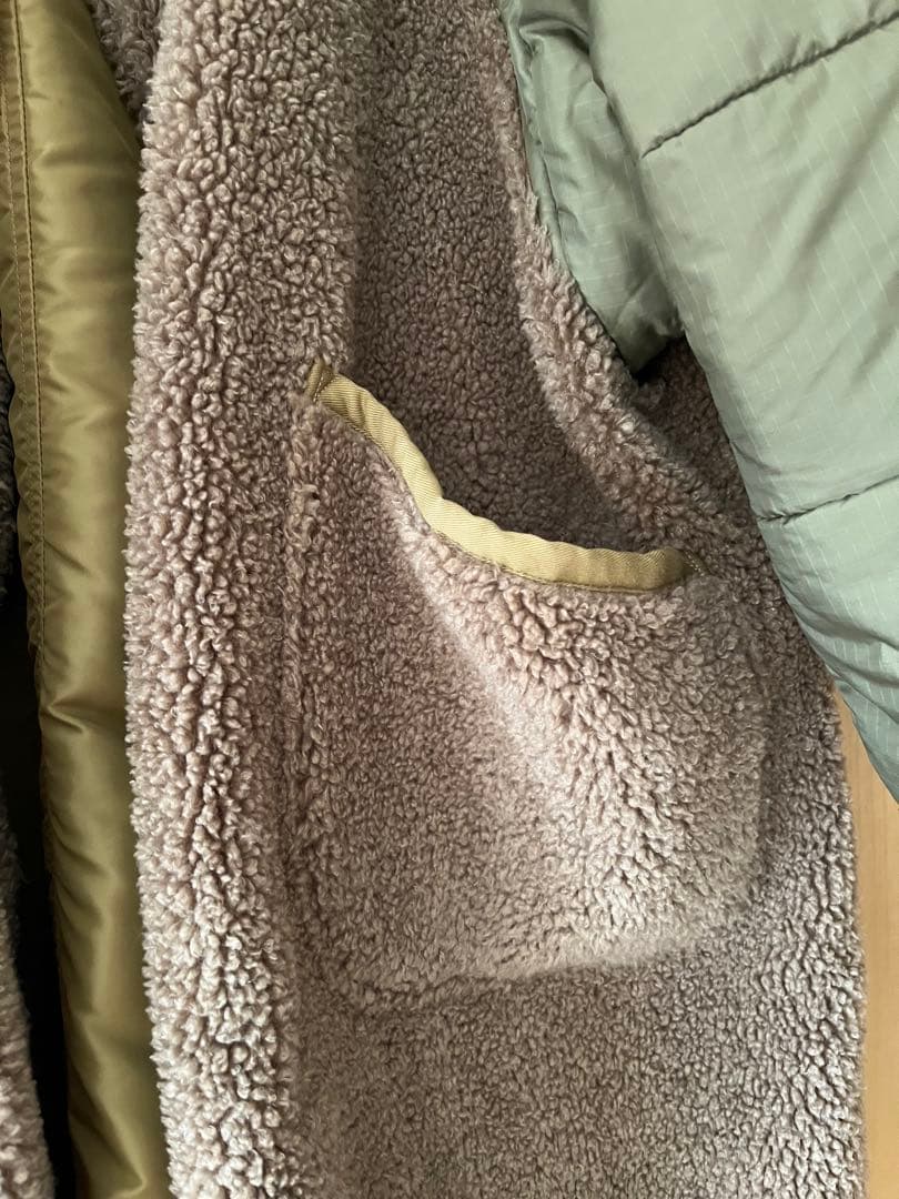 45rリバーシブルダンボカラーコート