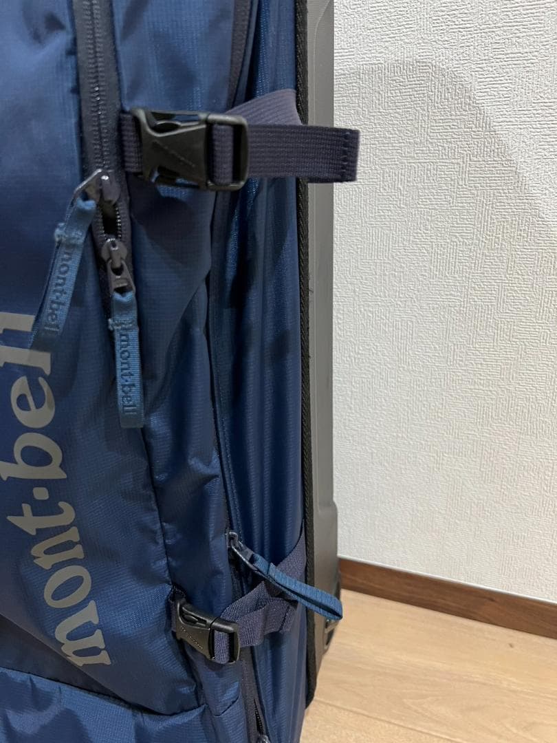 【美品】　mont-bell ウィリーバッグ 60L ネイビー