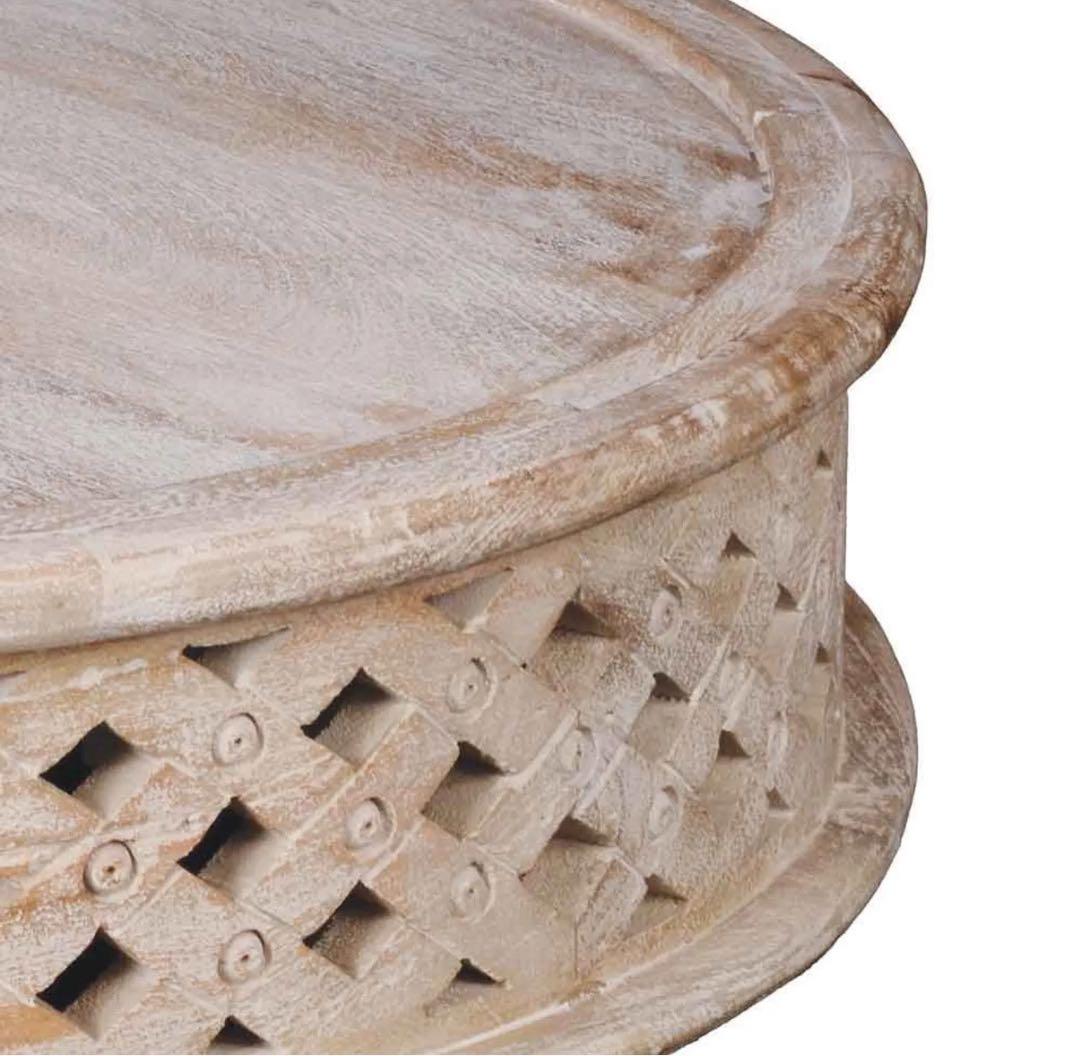 【海外直輸入】モロッカン ウッドテーブル ボヘミアン モロッコ　アジアン　希少