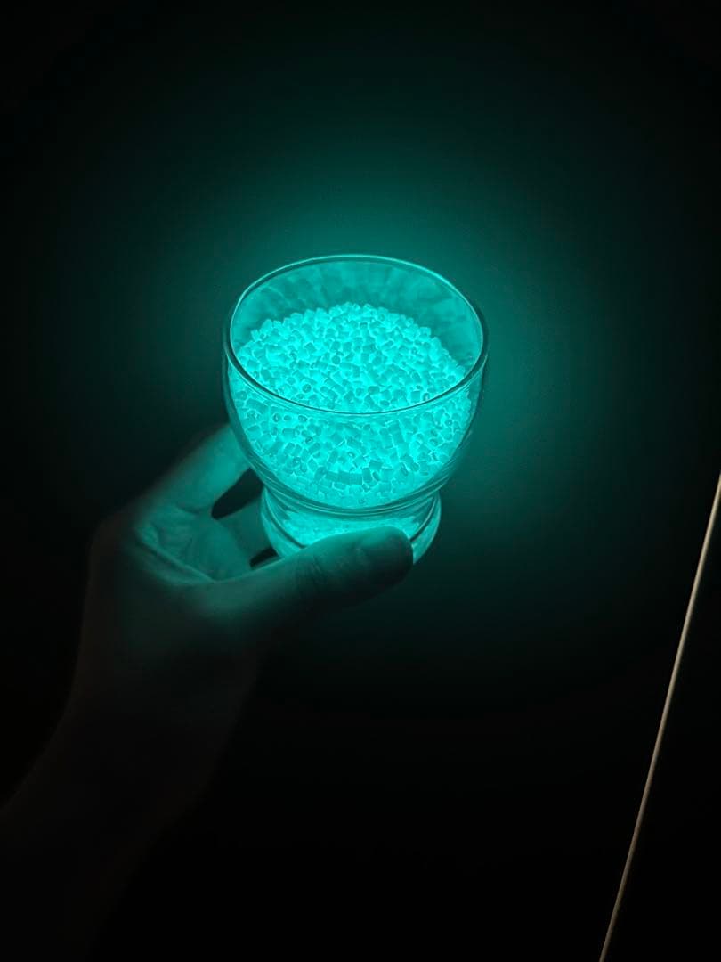 蓄光ペレット 3kg 夜光 原料 樹脂用 DIY レジン 成形素材 業務用