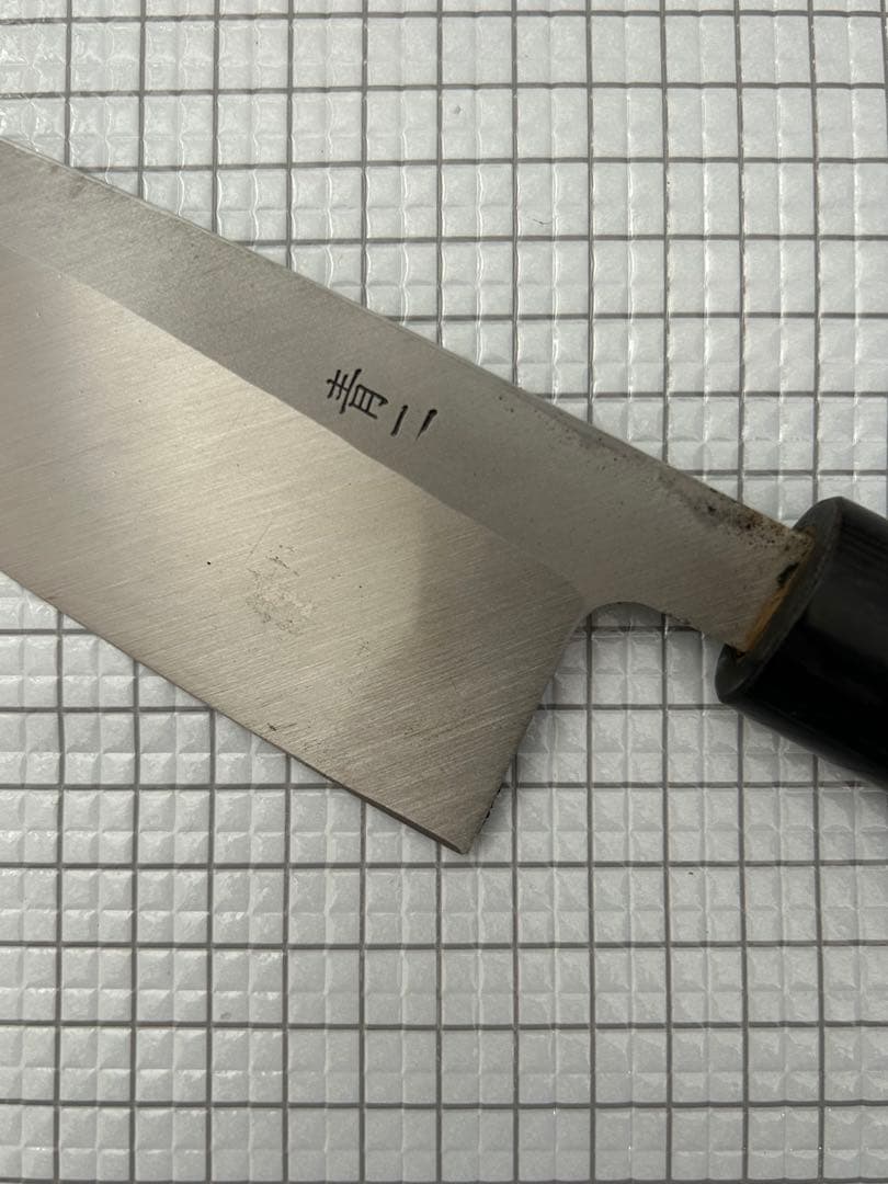 包丁 出刃包丁 180mm 紫檀丸柄 安来鋼青紙２号 出刃