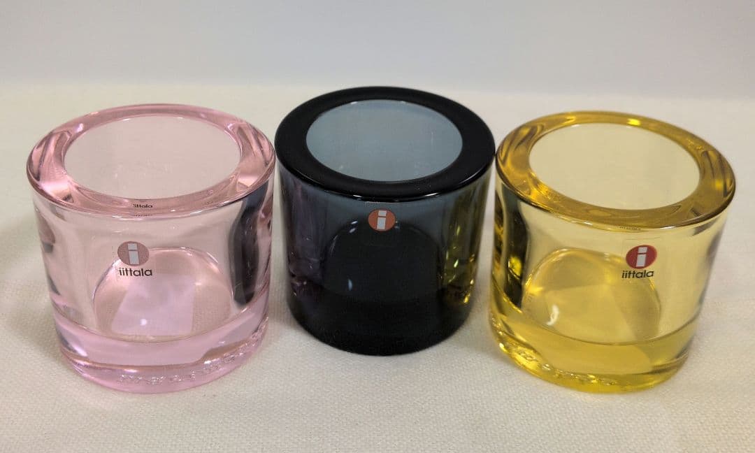  Kivi イッタラ キビ　ペールピンク　レイン　レモン3個セット