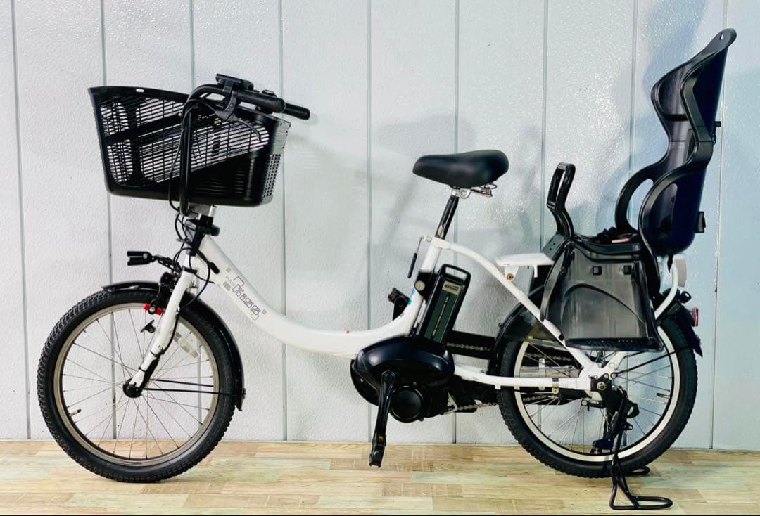 2877ヤマハ8.7アンペア3人乗り対応20インチ子供乗せ　電動アシスト自転車