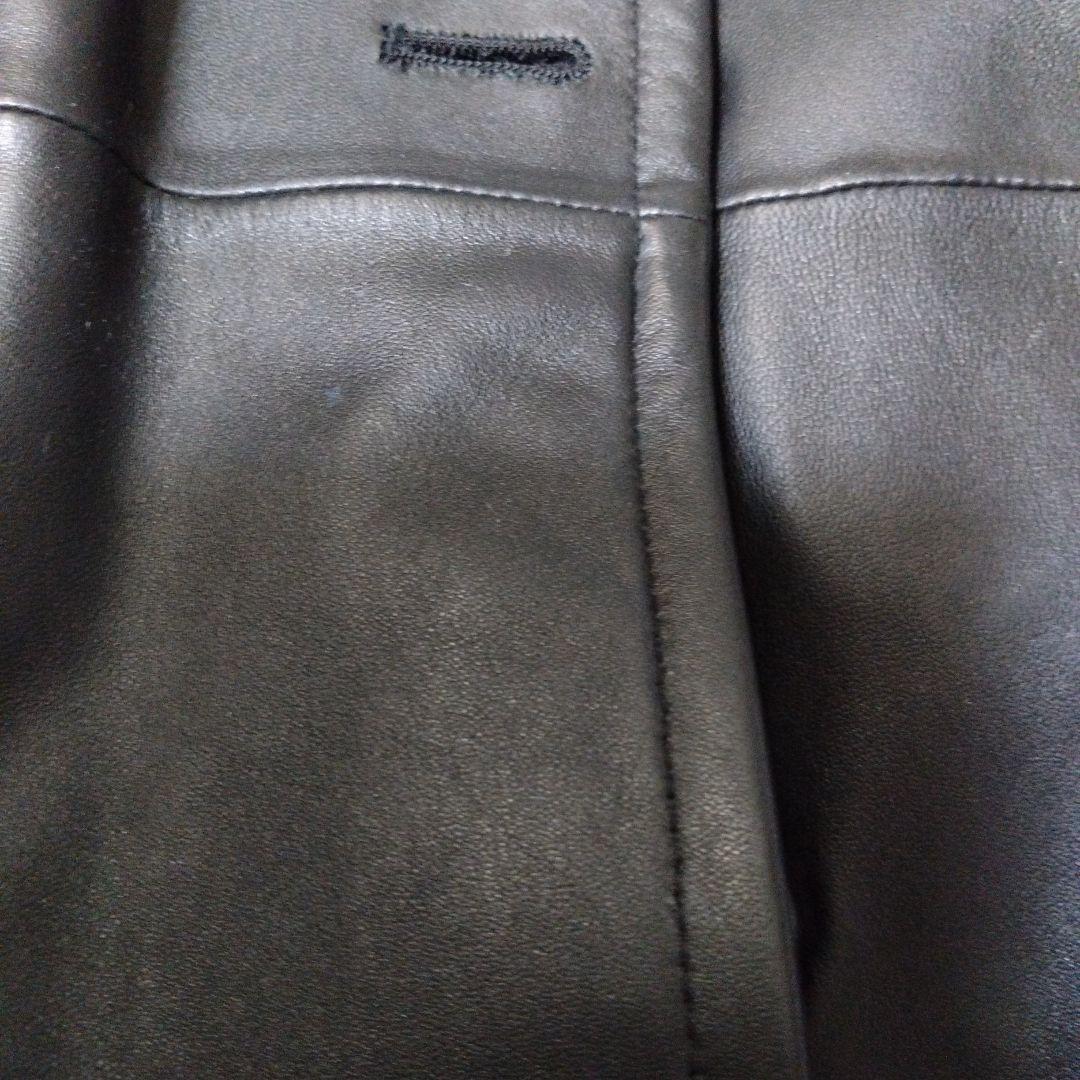 【羊革】ロングトレンチコート