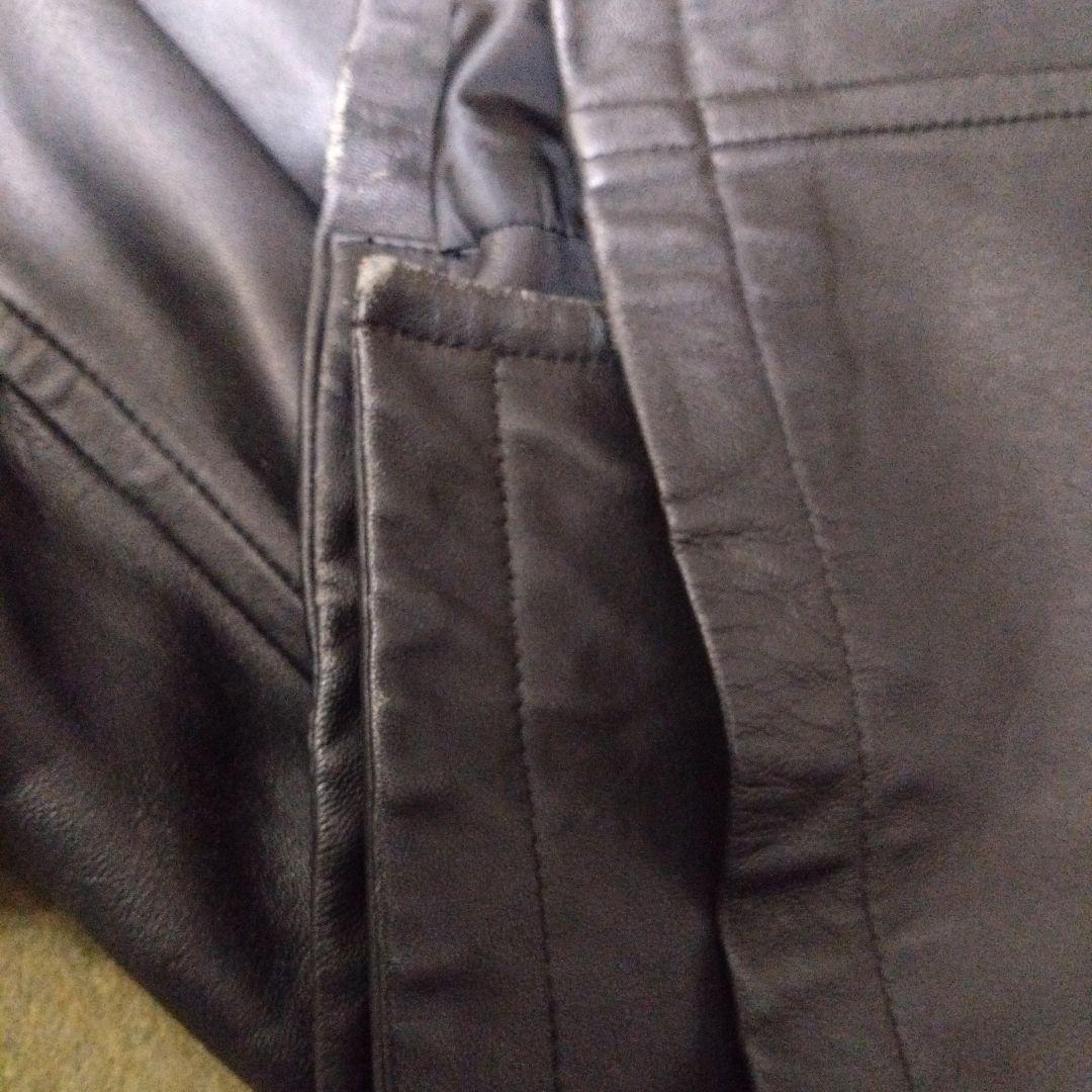 【羊革】ロングトレンチコート