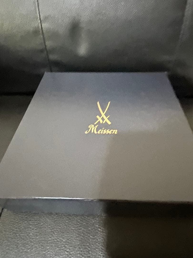 マイセン 朱金オニオン 透かし皿 レース飾皿21cm超貴重