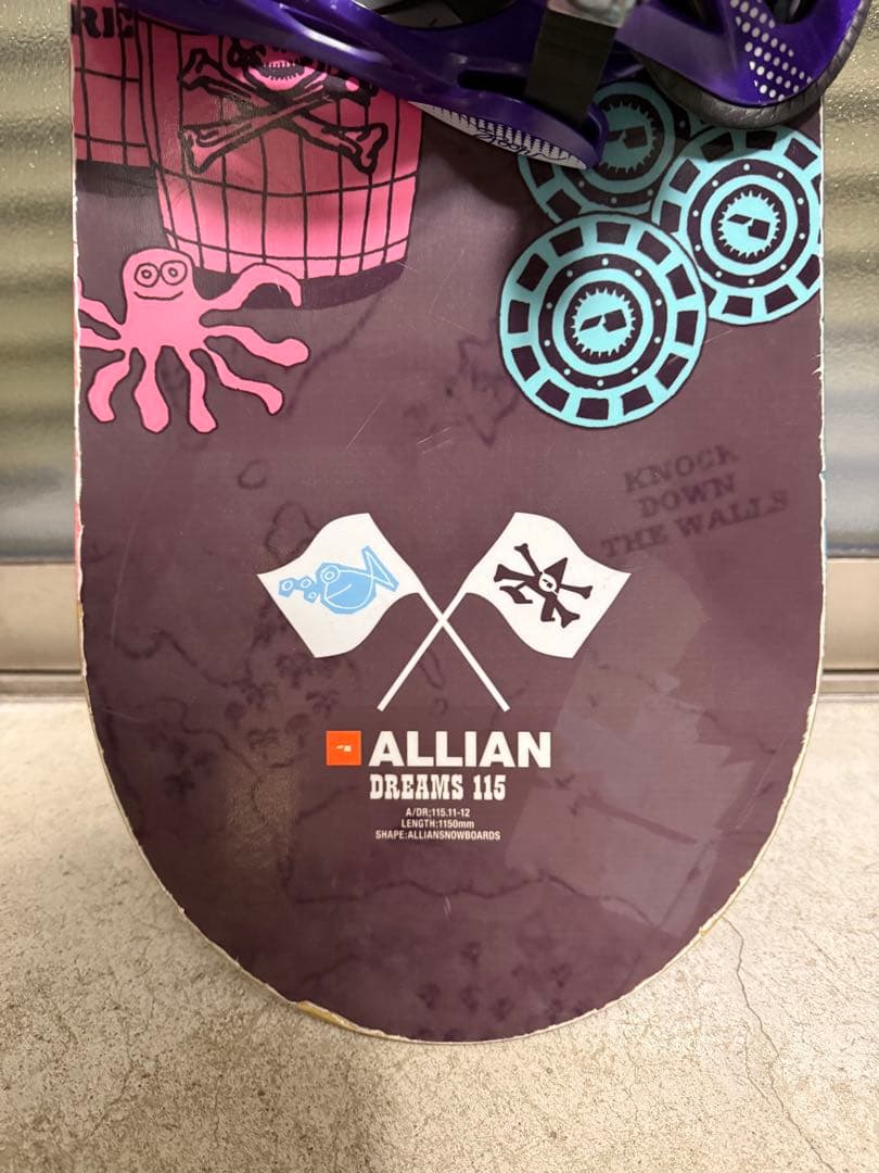 ALLIAN DREAMS 115 スノーボード 115cm