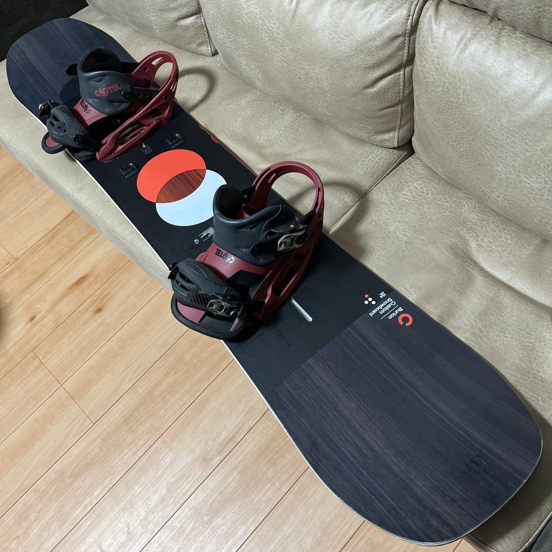 BURTON CUSTOM CAMBER 154×BURTON CARTEL M