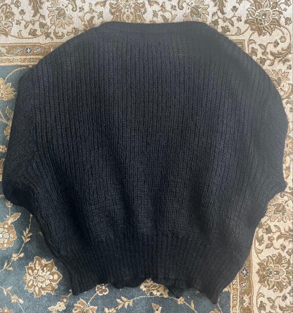 ユーロ　90s ヴィンテージ　st michael モヘア　カーディガン　毛足長