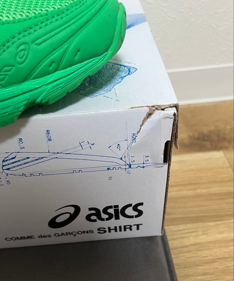 28cm COMME des GARCONS SHIRT × ASICS