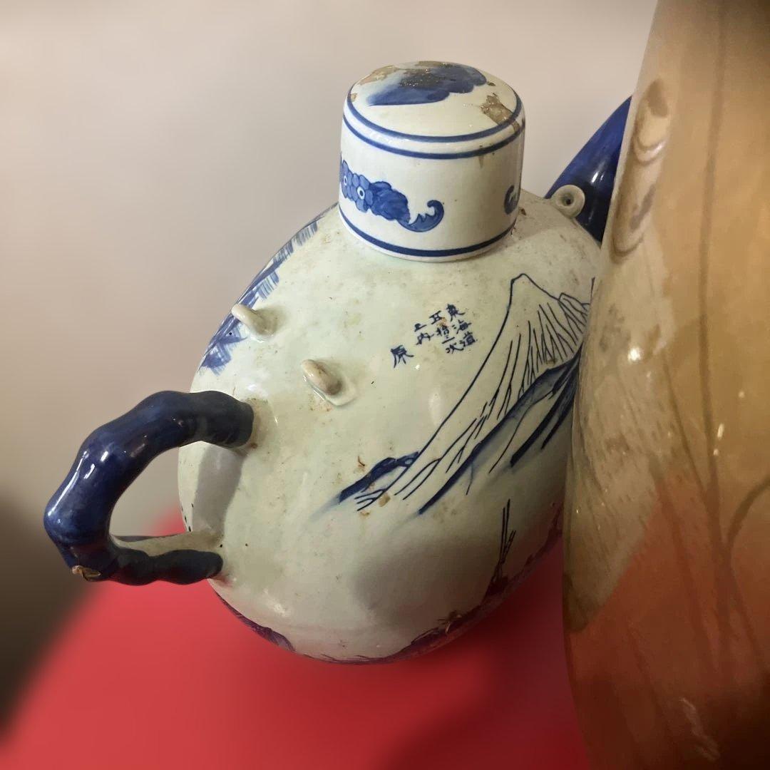 骨董品のセット武士の鎧、兜、装飾壺他