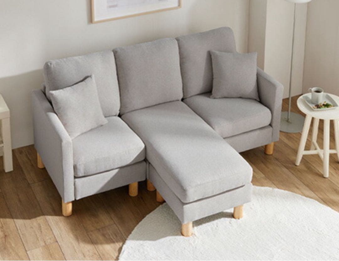 ソファ　ソファセット　リビングソファ　L字ソファ　グレー　ソファー