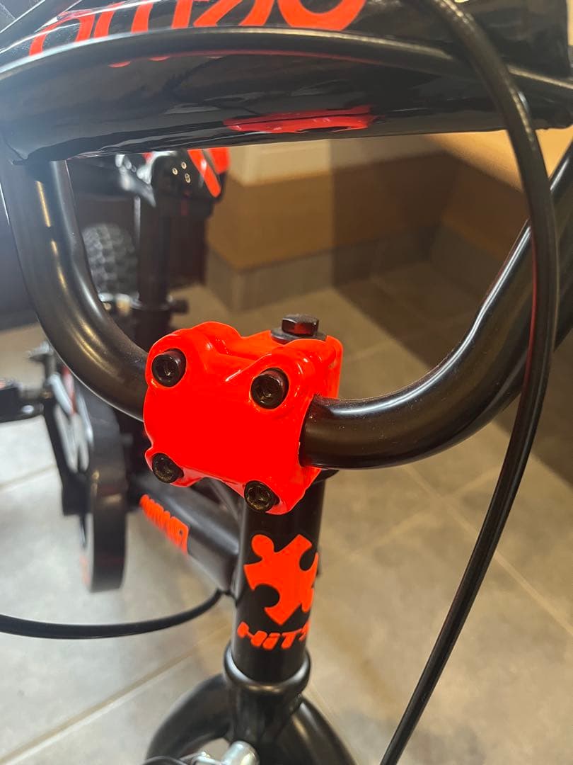 nemo 12 幼児用自転車 黒/オレンジ