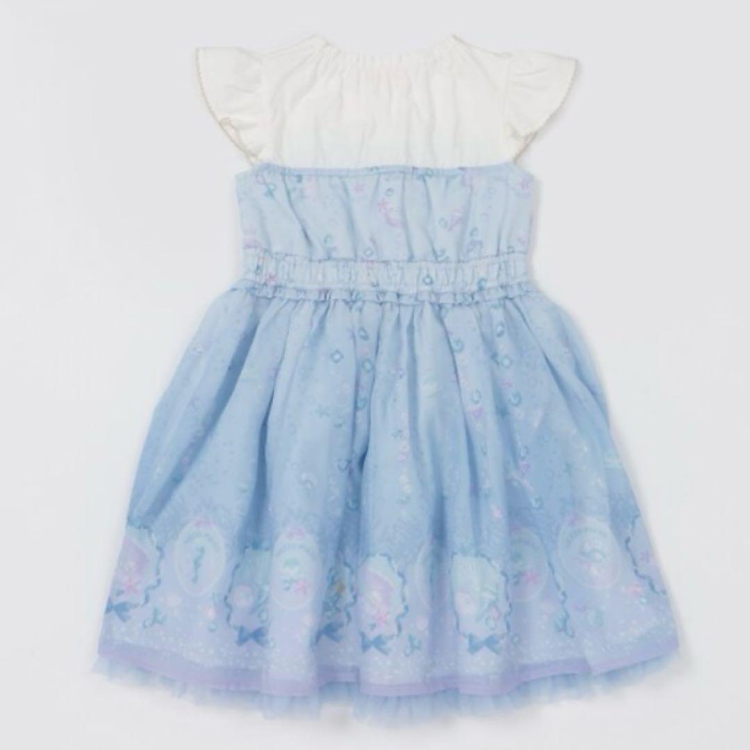 メゾピアノ シェル柄ワンピース　130