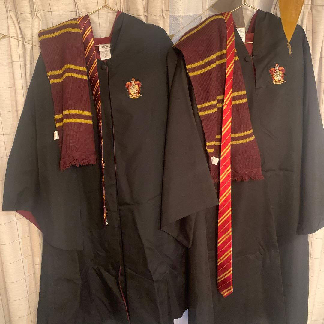 【公式品】ハリー・ポッター ローブ ネクタイ（グリフィンドール）セット×２