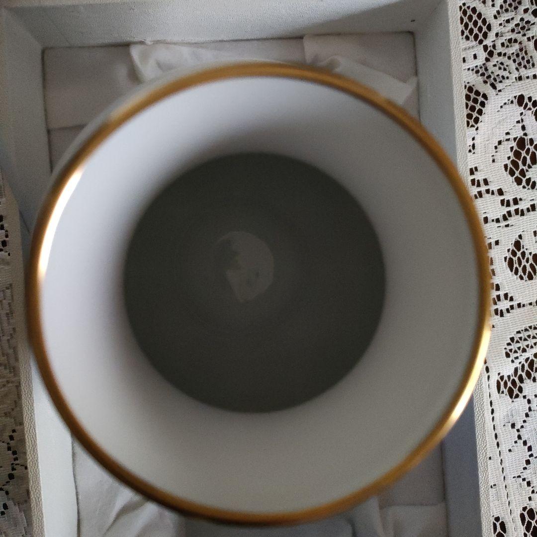 大倉陶園 ブルーローズ 花瓶 28cm